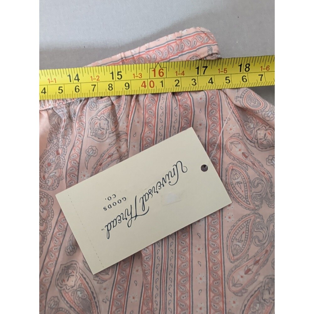 Universal Thread Women's XL Mini Ruffle Skirt Pink Paisley NWT Summer Boho - Picture 7 of 9